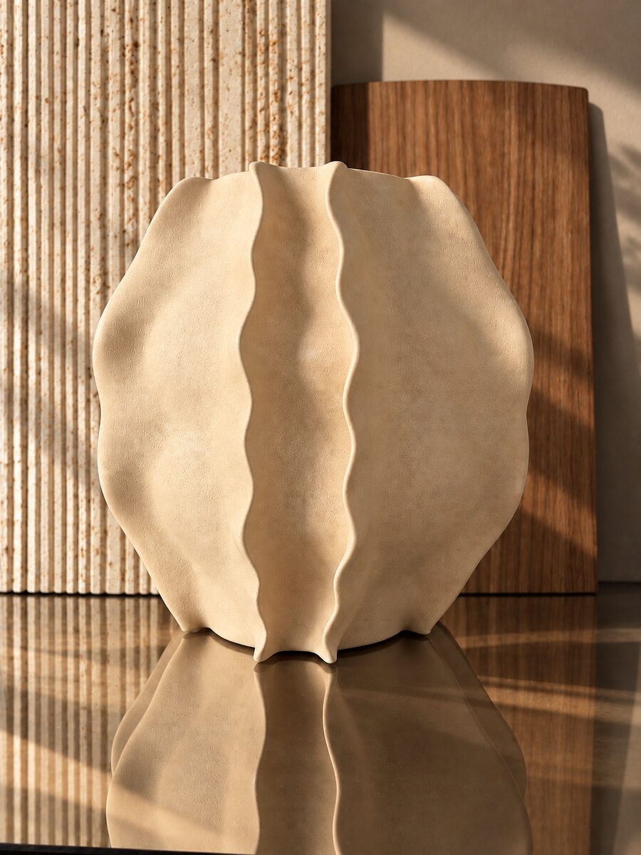 Plica — Sculptural Vase — Mandra Design Lab