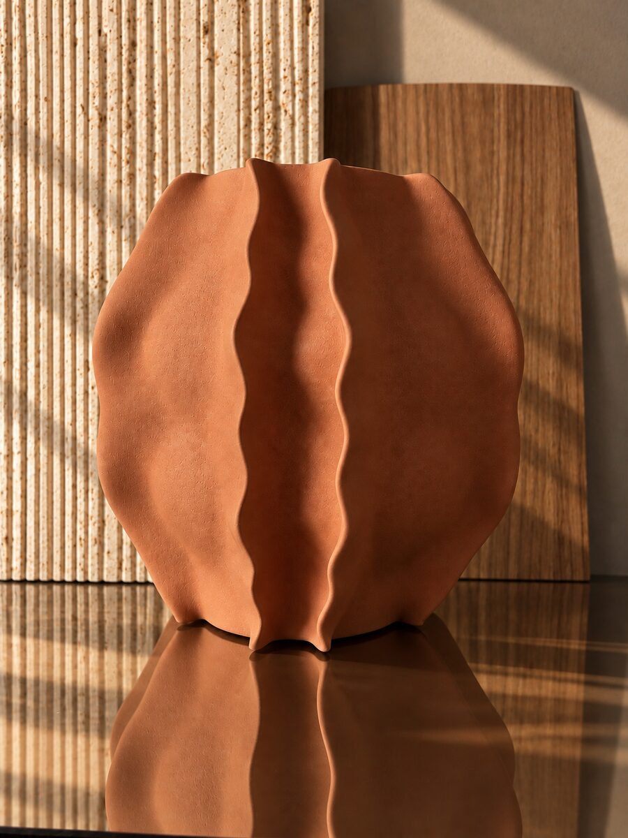 Plica — Sculptural Vase — Mandra Design Lab