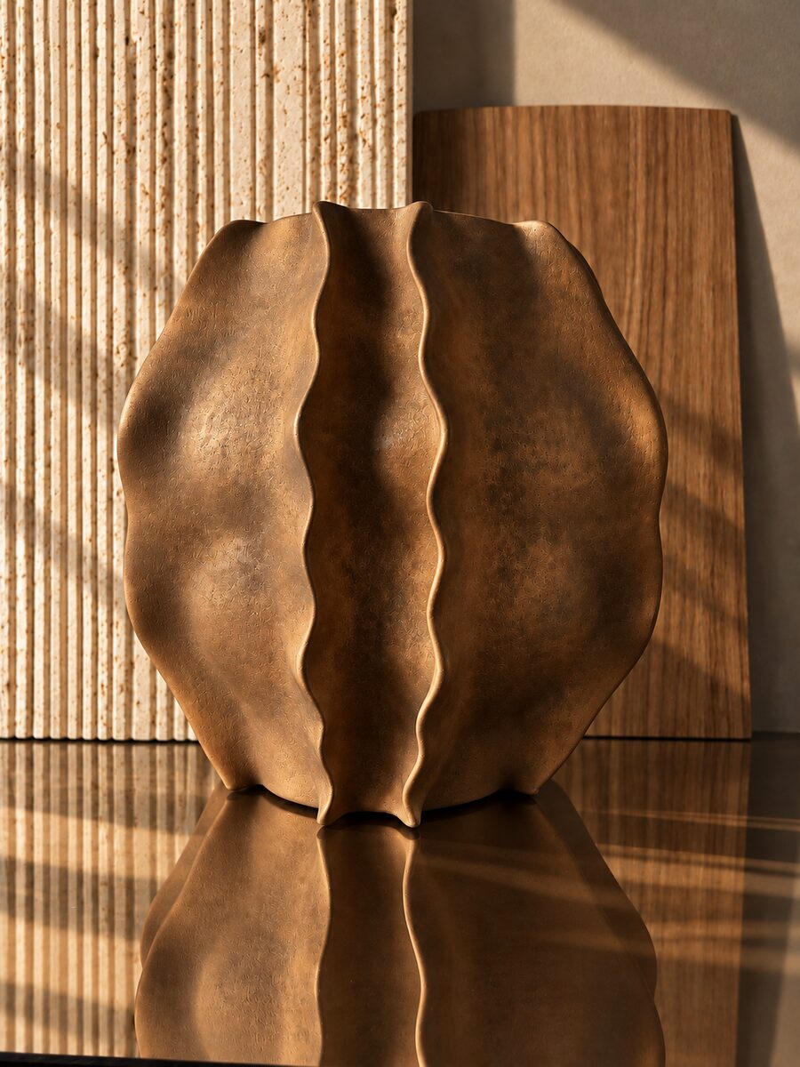 Plica — Sculptural Vase — Mandra Design Lab